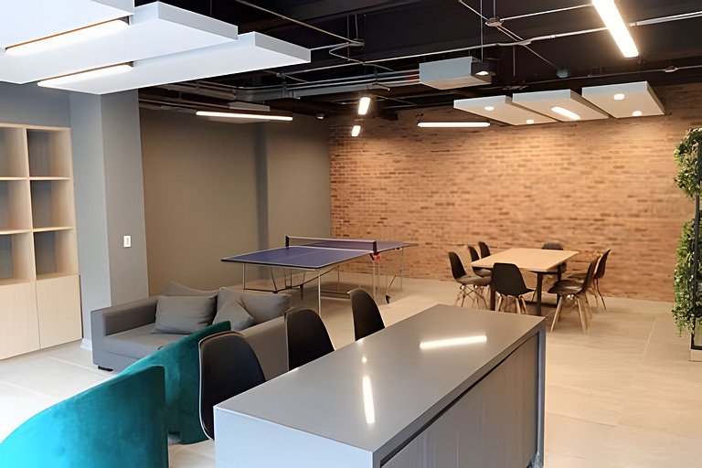 Loft piso 17, Vista natura, Coworking+Gym, Usaquén