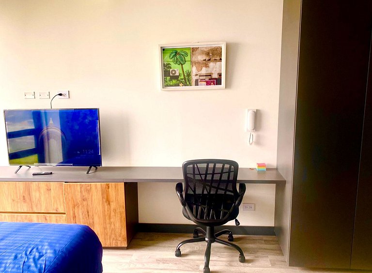 AH/ Live‑Work Loft, Coworking, terraza, Gym, Chía