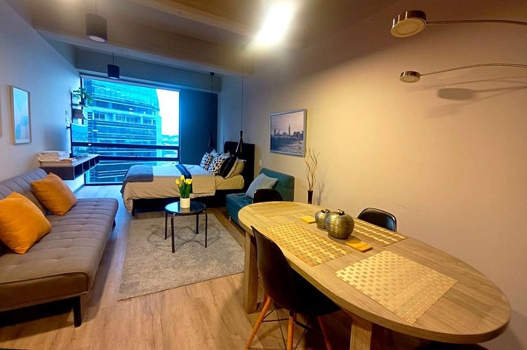 AH/ Loft panorámico Industrial, Wifi350Mg, Usaquén