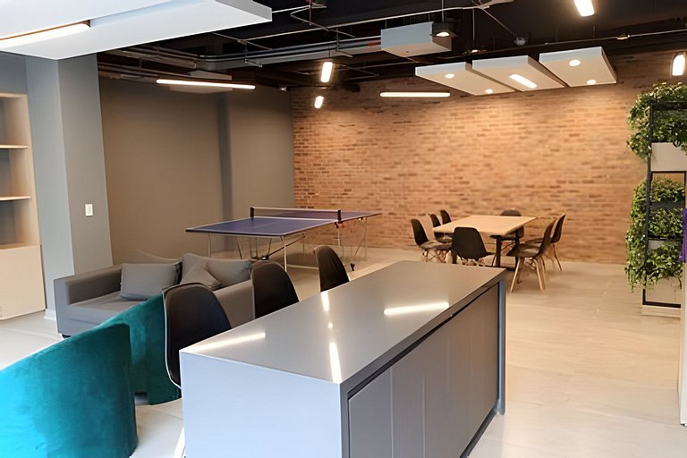 AH/Loft con Alexa, Parking, Coworking, Usaquén