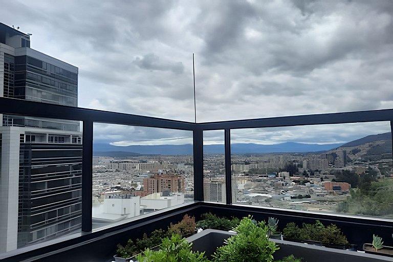 Acogedor Loft con Tecnología Alexa, Vista Usaquen