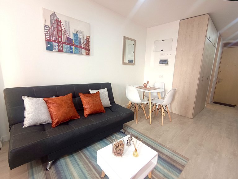 AH/Loft con Alexa, Parking, Gym, Coworking, Usaquén