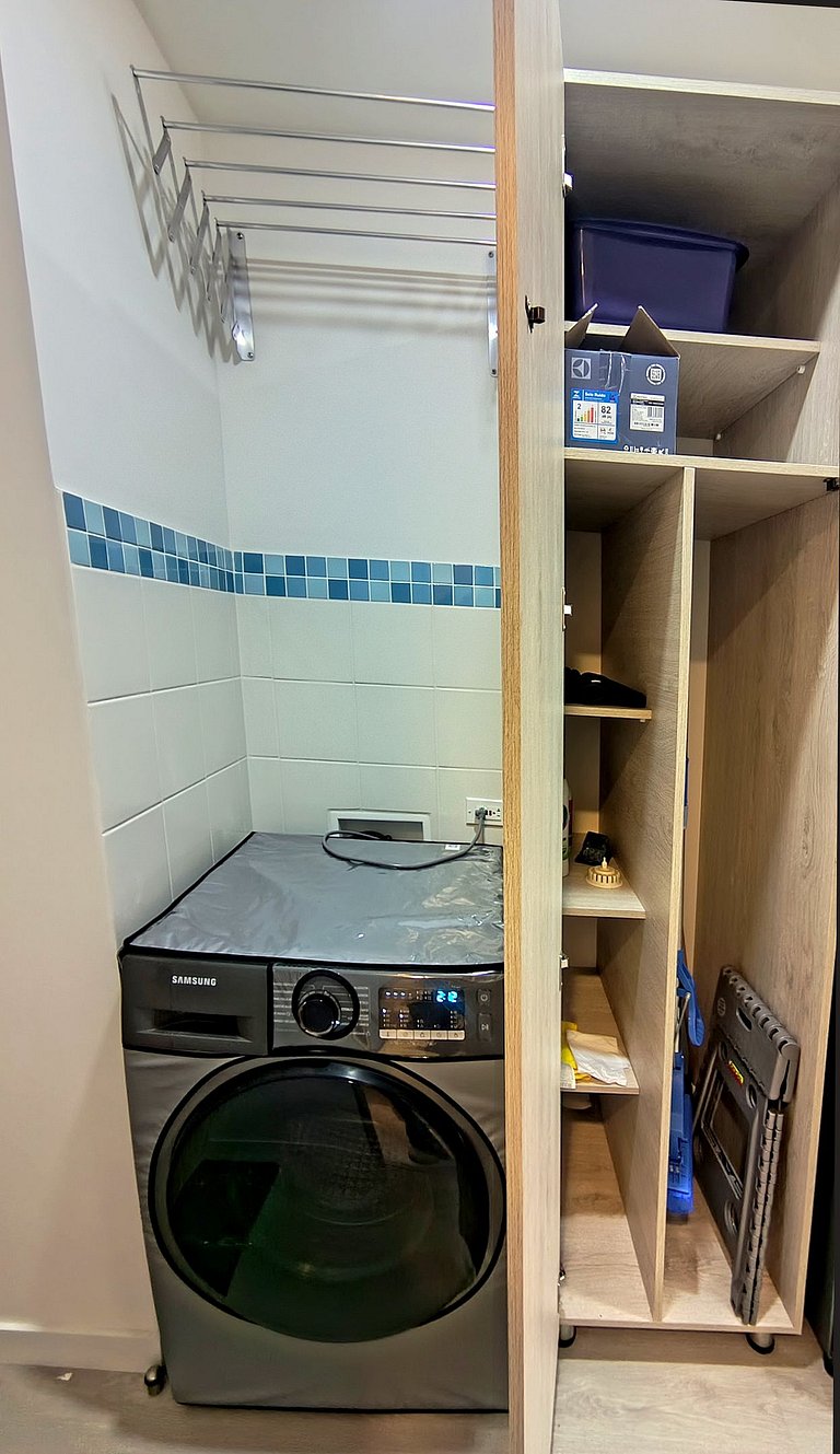 AH/Loft con Alexa, Parking, Coworking, Usaquén