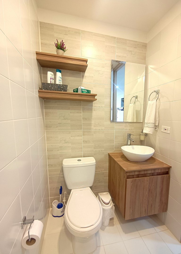 AH/Loft con Alexa, Parking, Coworking, Usaquén