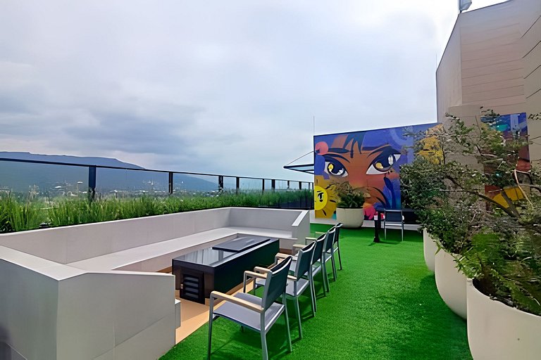 Loft with natural view, Wifi 350 Mg, Chía Av.pradilla
