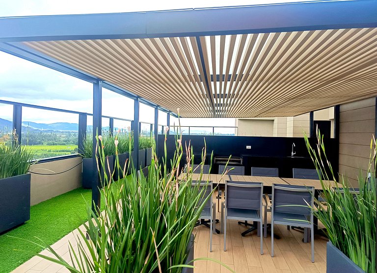 Loft with natural view, Wifi 350 Mg, Chía Av.pradilla