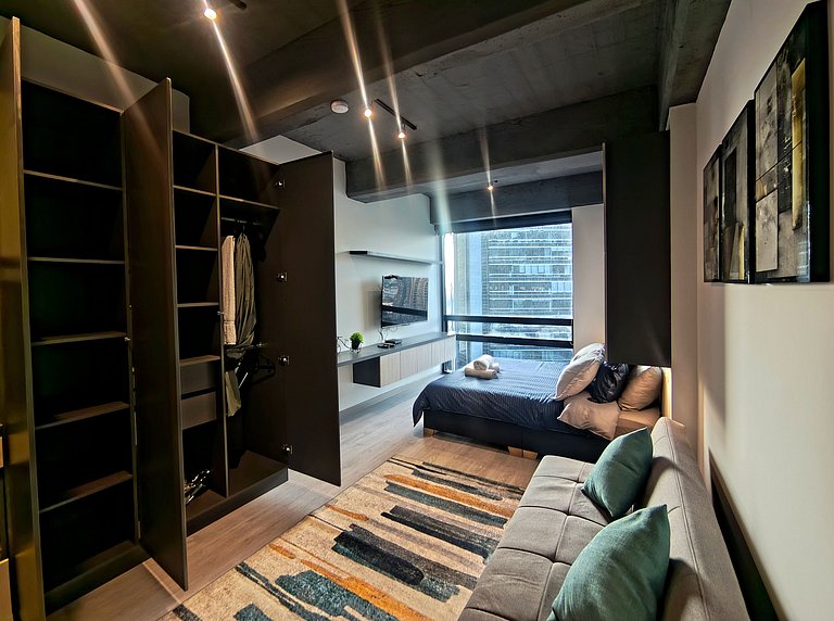 Loft Vista Urbana, cama Queen, Wifi 350MG, Usaquén