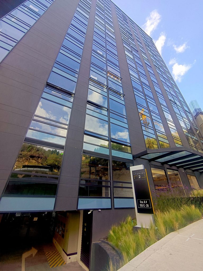 AH/Loft cama Queen, City View, Usaquén Bogotá