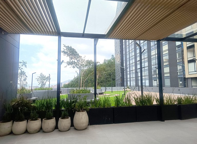 AH/Loft con Alexa, Parking, Gym, Coworking, Usaquén