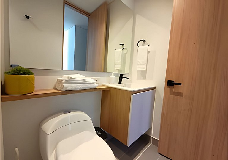 Apto 2 Hab, Balcón privado, Parking, Wifi, Usaquén