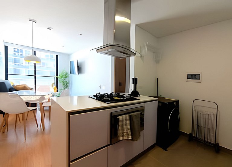 Apto 2 Hab, Balcón privado, Parking, Wifi, Usaquén