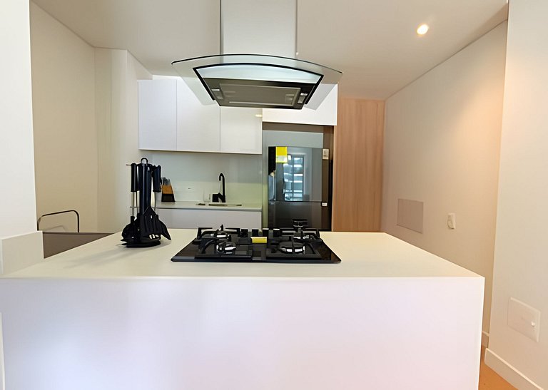 Apto 2 Hab, Balcón privado, Parking, Wifi, Usaquén