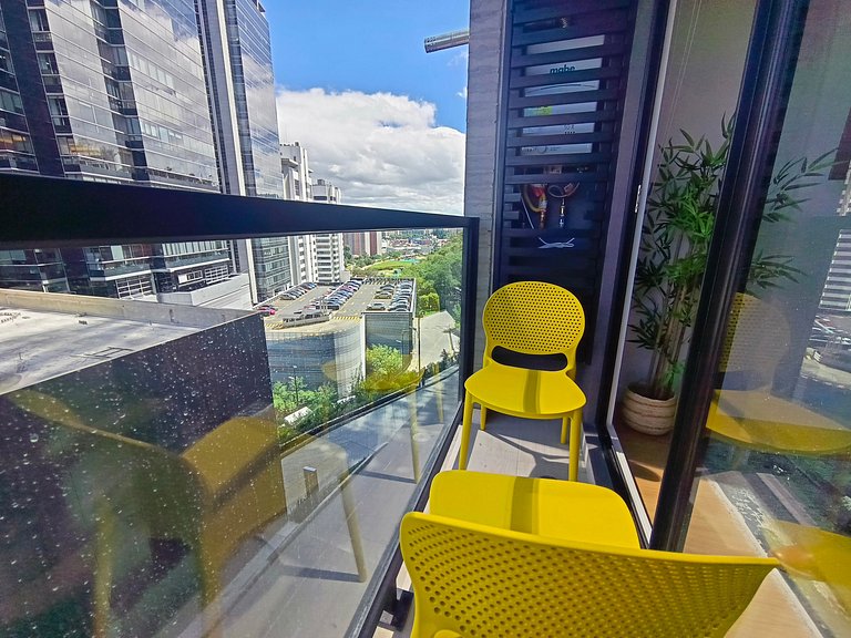Apto 2 Hab, Balcón privado, Parking, Wifi, Usaquén