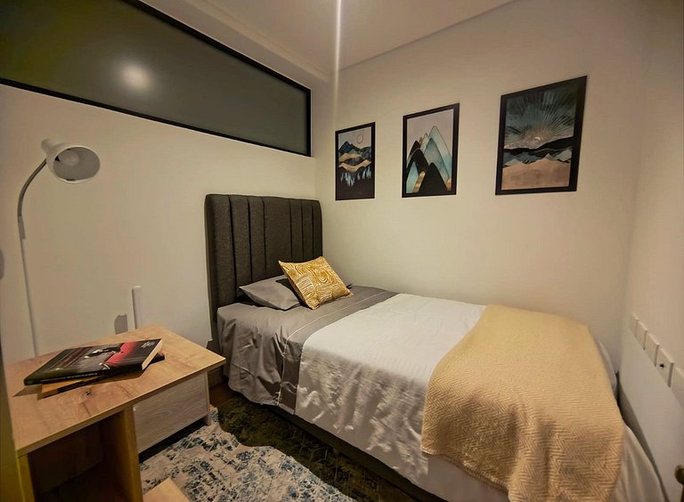 Apto 2 Hab, Balcón privado, Parking, Wifi, Usaquén