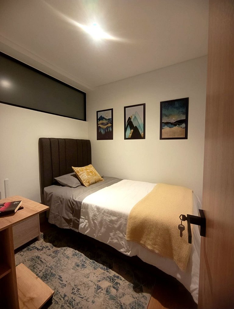 Apto 2 Hab, Balcón privado, Parking, Wifi, Usaquén
