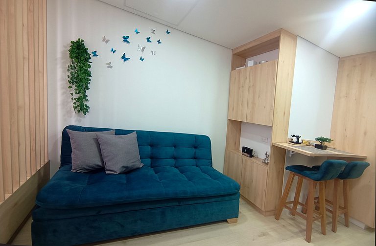 Comfortable and quiet loft, queen bed, Usaquén