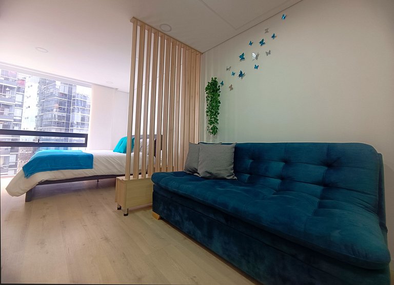 AH/Loft panorámico, Cama Queen, Coworking-Parking