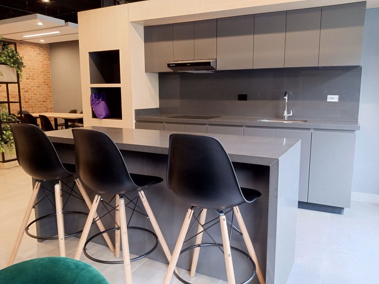 AH/Loft con Alexa, Parking, Gym, Coworking, Usaquén
