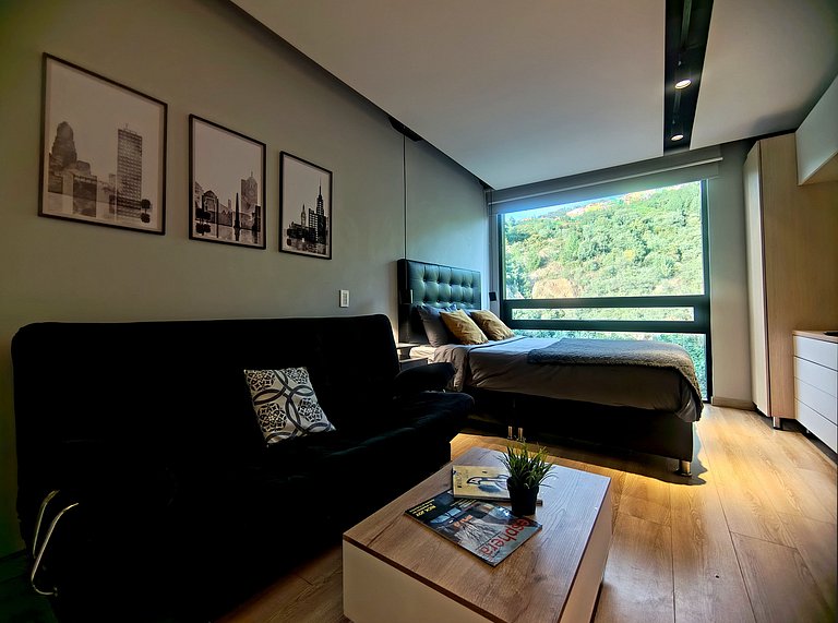 AH/Loft panorámico natural, Coworking+Gym, Usaquén