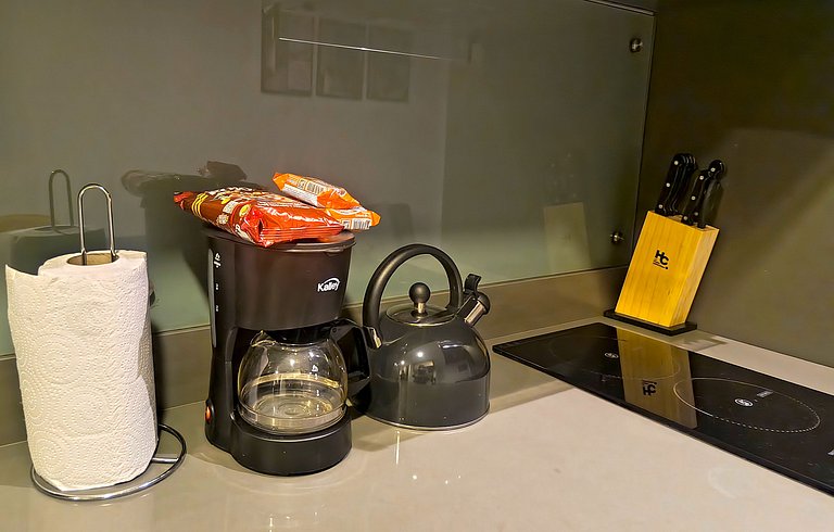 AH/Loft cama Queen, City View, Usaquén Bogotá