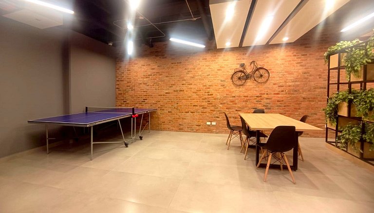 AH/Loft con Alexa, Parking, Coworking, Usaquén