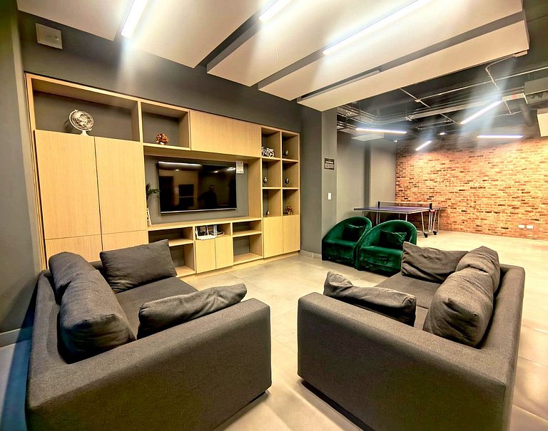 AH/Loft con Alexa, Parking, Coworking, Usaquén