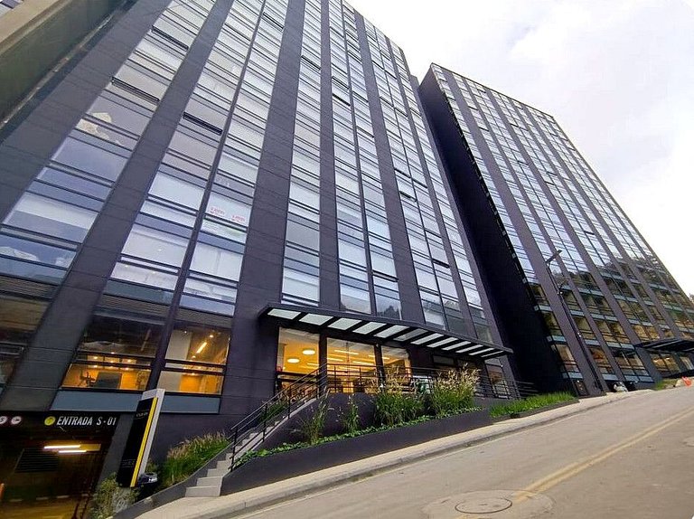 AH/Loft con Alexa, Parking, Coworking, Usaquén