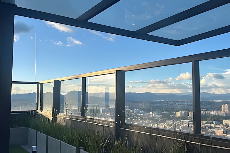 Loft Bohemio con hermosa vista natural; Usaquen