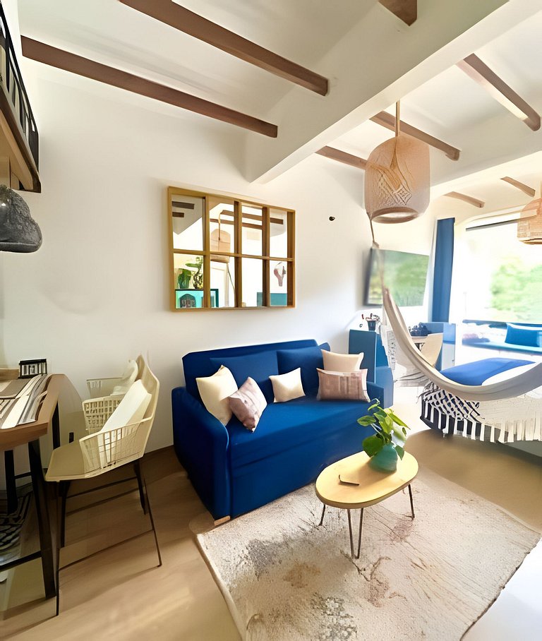 Loft Bohemio con hermosa vista natural; Usaquen