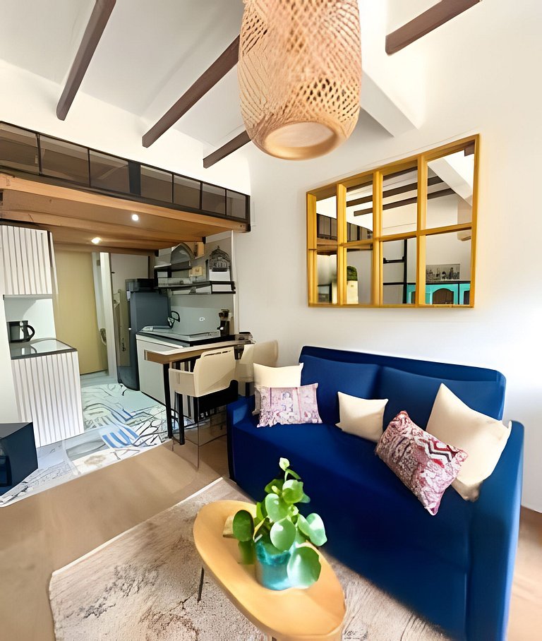 Loft Bohemio con hermosa vista natural; Usaquen