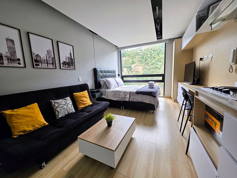 Vista a la montaña, Loft en Usaquen Bogotá Norte