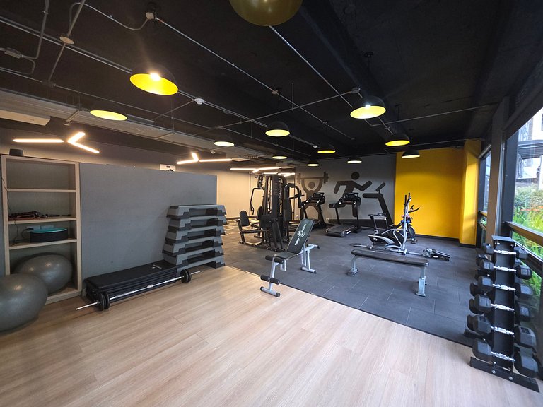 Loft piso 17, Vista natura, Coworking+Gym, Usaquén