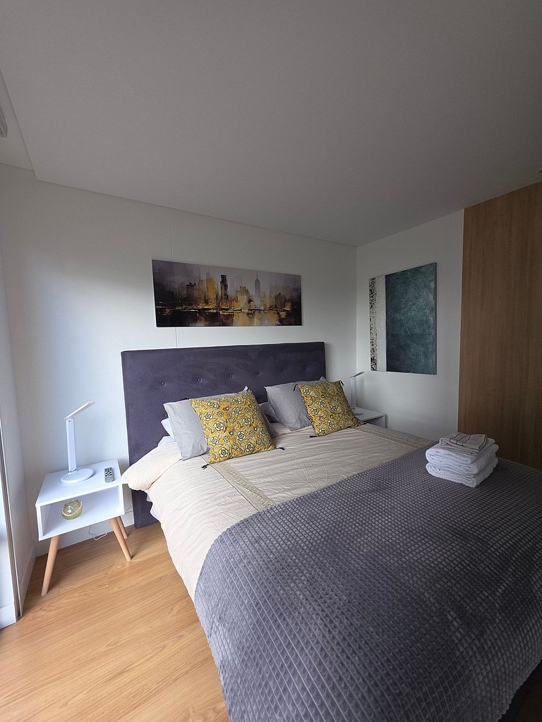 AH/2 Hab, Balcón privado, Parking, Wifi, Usaquén