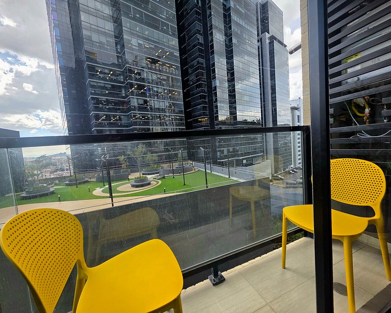 AH/2 Hab, Balcón privado, Parking, Wifi, Usaquén