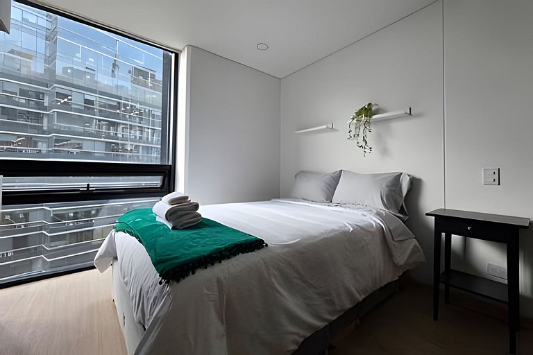 AH/Loft Work & Stay, Wifi, Gym, Terraza, Usaquén