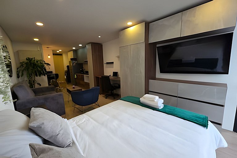 AH/Loft Work & Stay, Wifi, Gym, Terraza, Usaquén