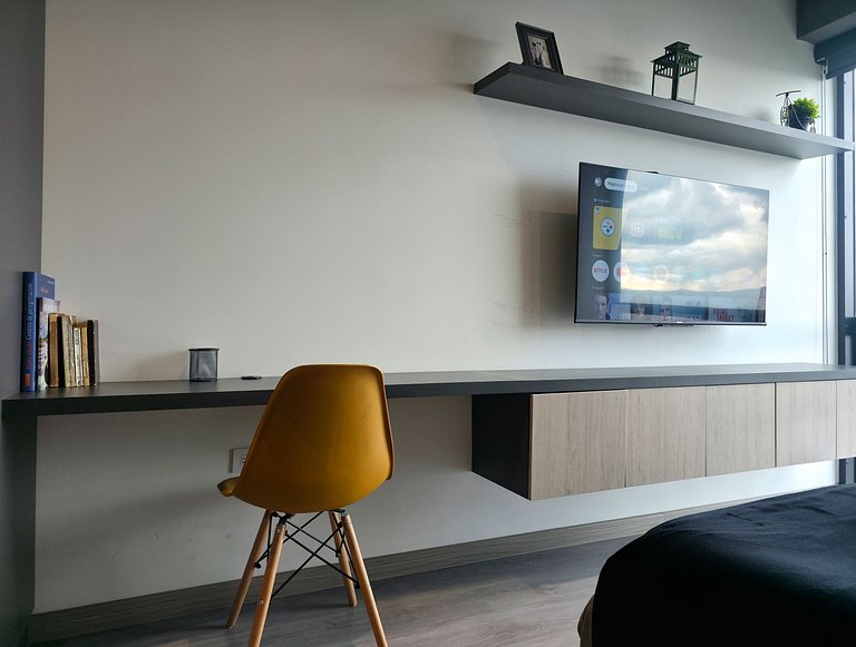 AH/Loft cama Queen, City View, Usaquén Bogotá