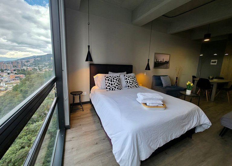 AH/ Executive City View Loft - Usaquén Bogotá