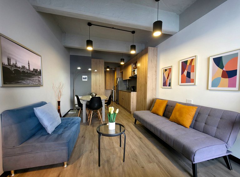 AH/ Executive City View Loft - Usaquén Bogotá