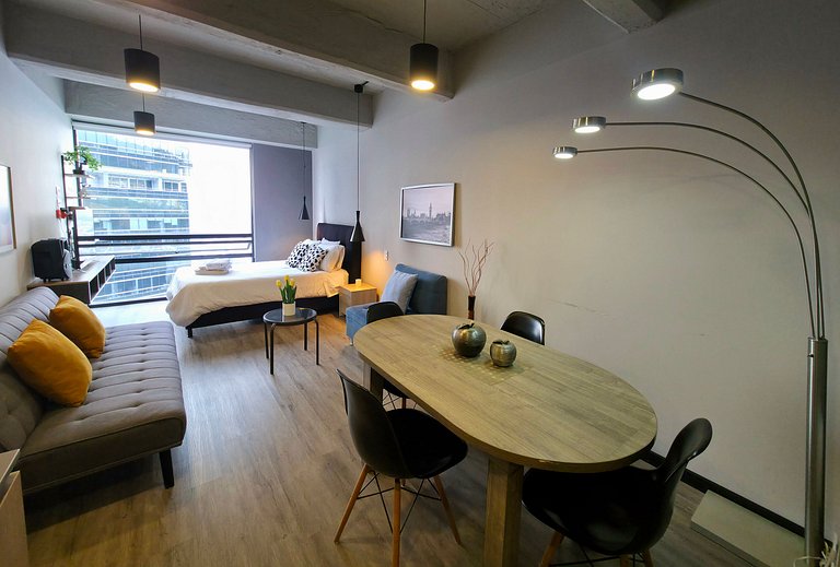AH/ Executive City View Loft - Usaquén Bogotá