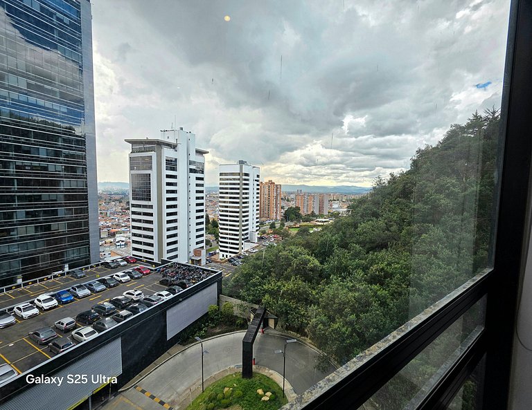 AH/Loft cama Queen, City View, Usaquén Bogotá