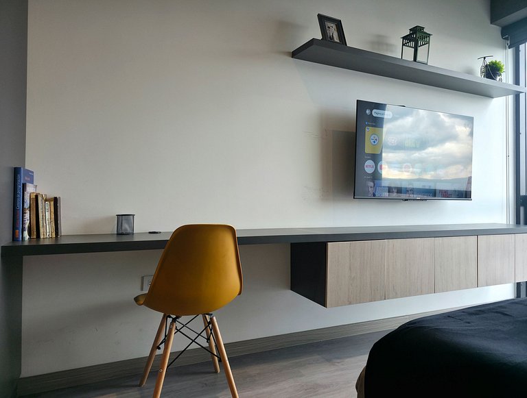 AH/Loft cama Queen, City View, Usaquén Bogotá