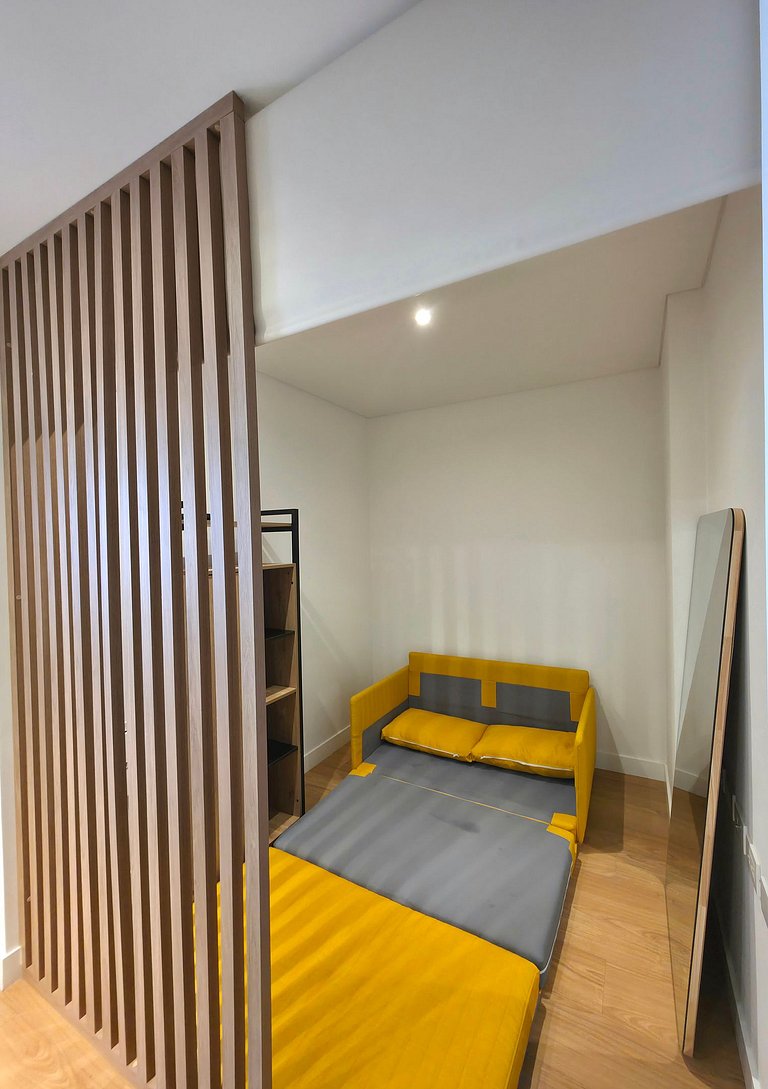 AH/Luxe penthouse con balcón,Wifi+Parking; Usaquén