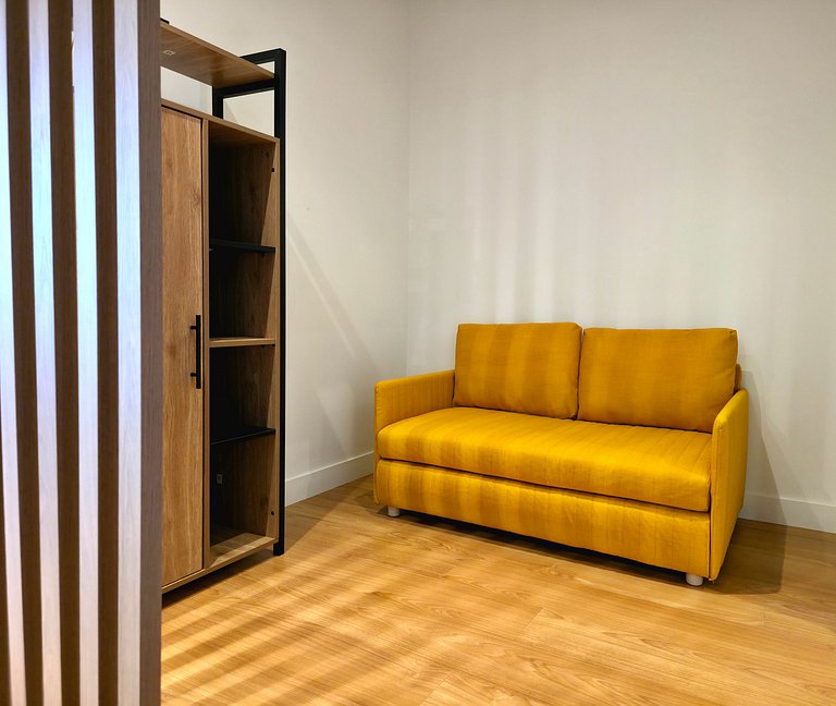 AH/Luxe penthouse con balcón,Wifi+Parking; Usaquén