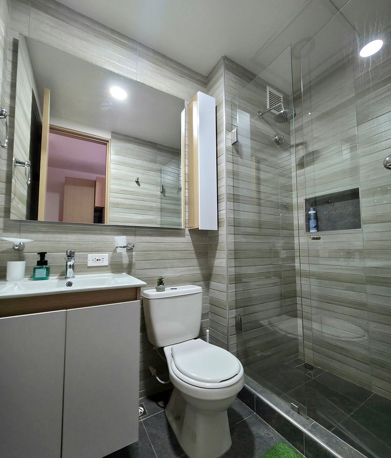 AH/Loft vista natural, Coworking, Terraza, Usaquén