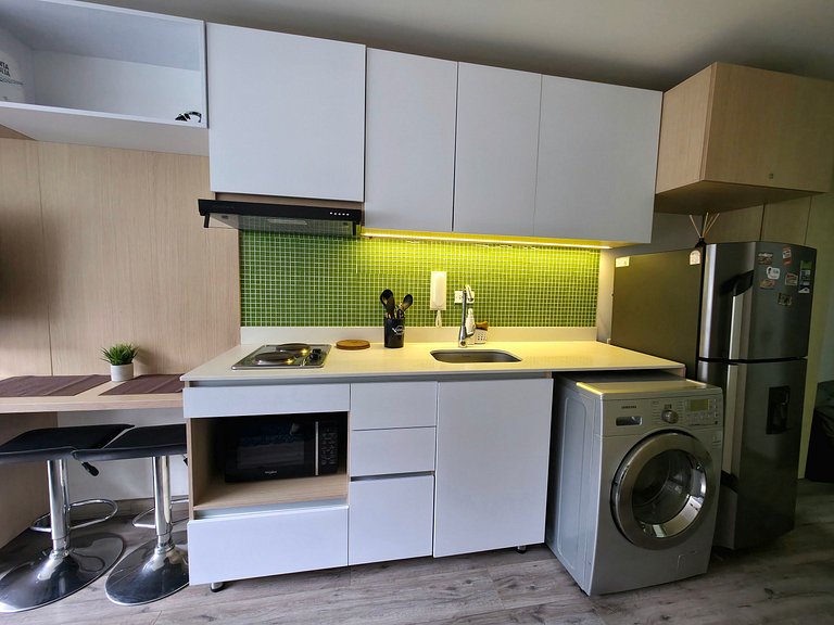 AH/Loft vista natural, Coworking, Terraza, Usaquén