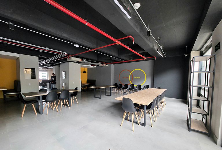 AH/Loft cama Queen, City View, Usaquén Bogotá