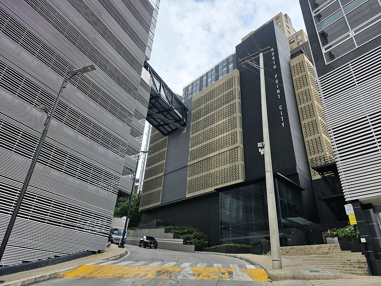 AH/2 Hab, Balcón privado, Parking, Wifi, Usaquén