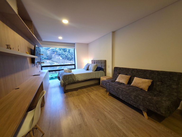 Comfortable Loft with natural view, Usaquen Bogotá