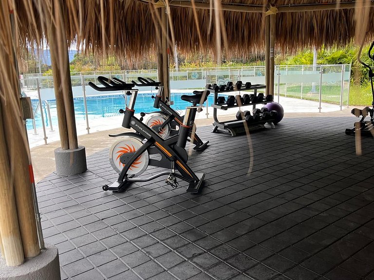 Apto Vacacional, 85 m², 3 Hab, Vista a las piscinas, Fusagas